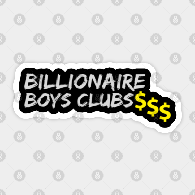 Billionaire Boys Logo Billionaire Boys Logo Sticker TeePublic